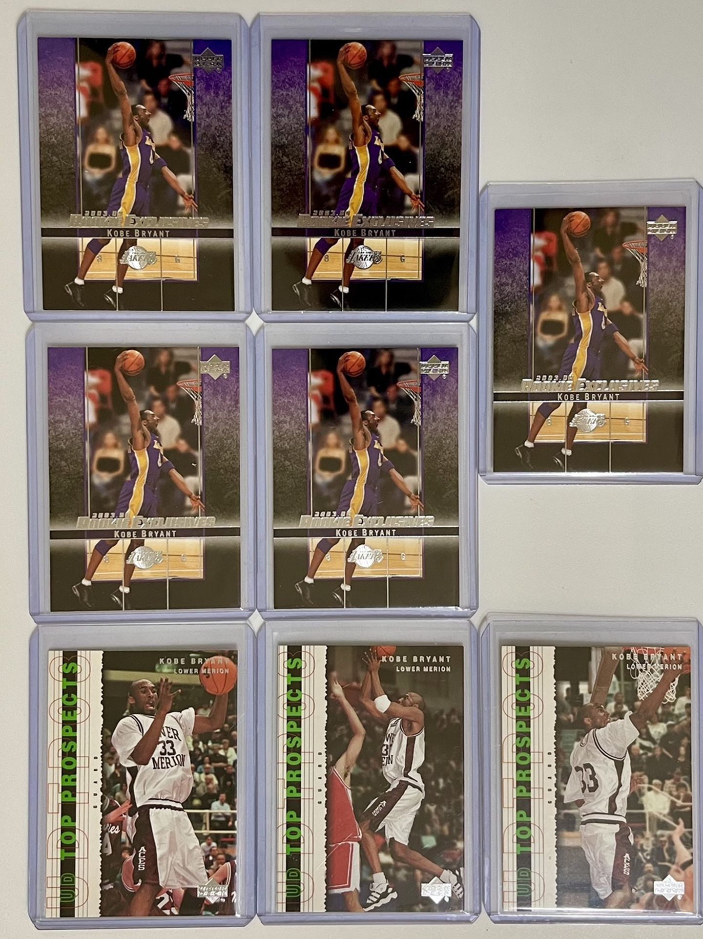 Kobe Bryant Cards Lot