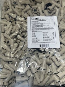 Tan Winged Type Twist Cable Wire Nuts Connector Gauge ( With Tool Kit ) ( 500 PCS )