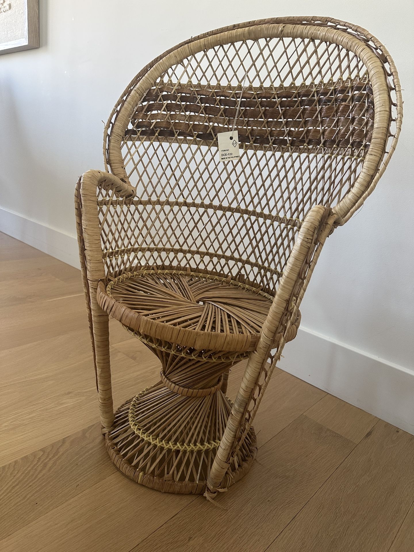 Vintage Peacock Chair