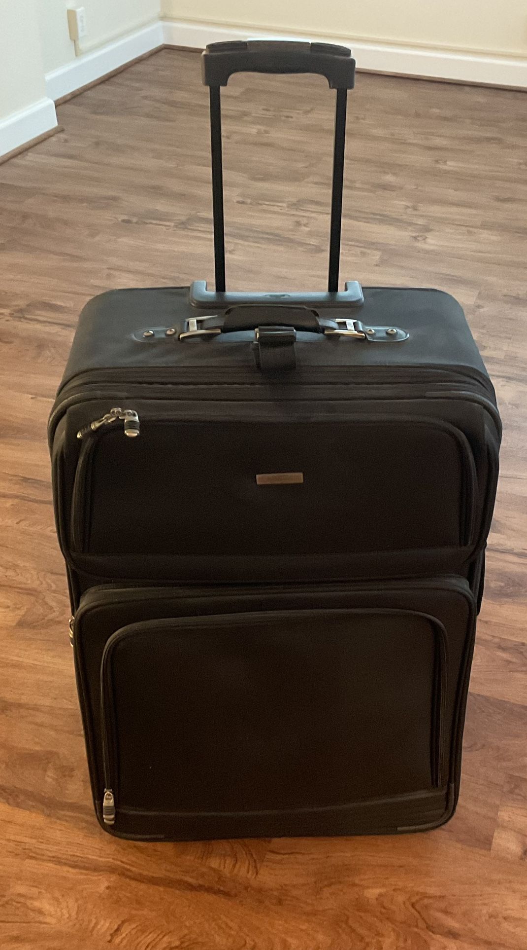 Large Black Rolling Suitcase