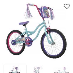Huffy JoJo Siwa 20" Kid's Bike for Girls - With Handlebar Bag & Streamers 
