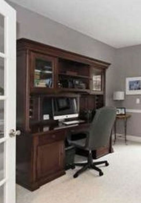 Louise Philippe Collection Desk Credenza With Hutch