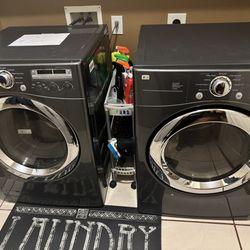Gray LG Washer & Dryer