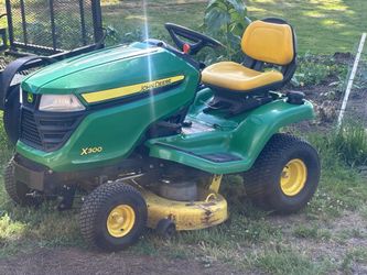 John Deere x300 new transmission and battery