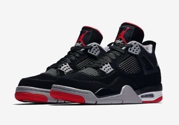 Jordan 4 black cement/ bred