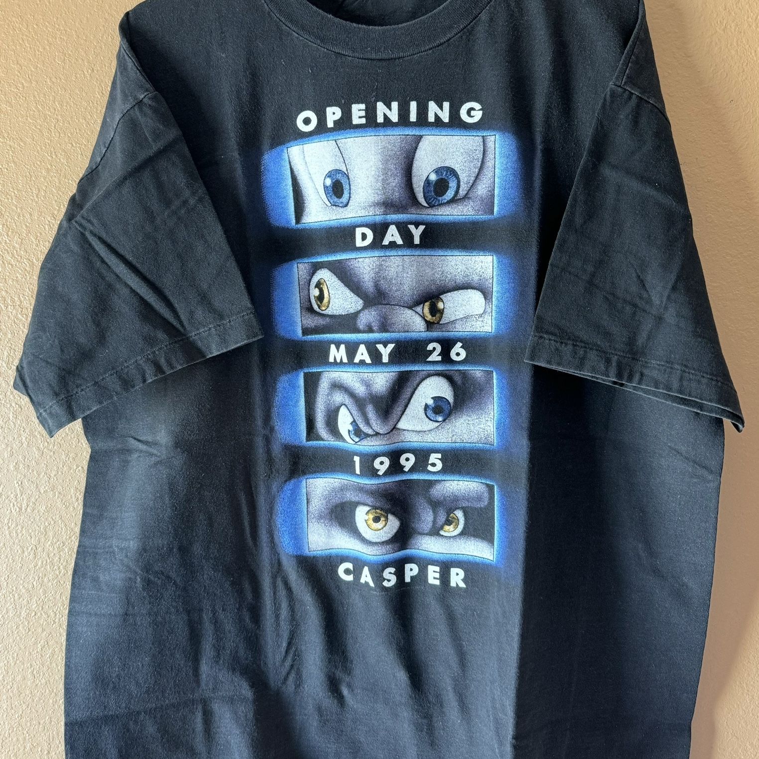 Casper 1995 Opening Day Movie Promo Rare Vintage T-Shirt Cut Tag 