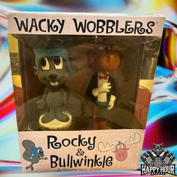 Funko Wacky Wobbler - Rocky And Bullwinkle Bobble Head 2003 (Cartoon Characters)
