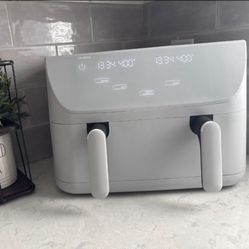 CruxGG Air Fryer 10qt Dual Basket 1700W 