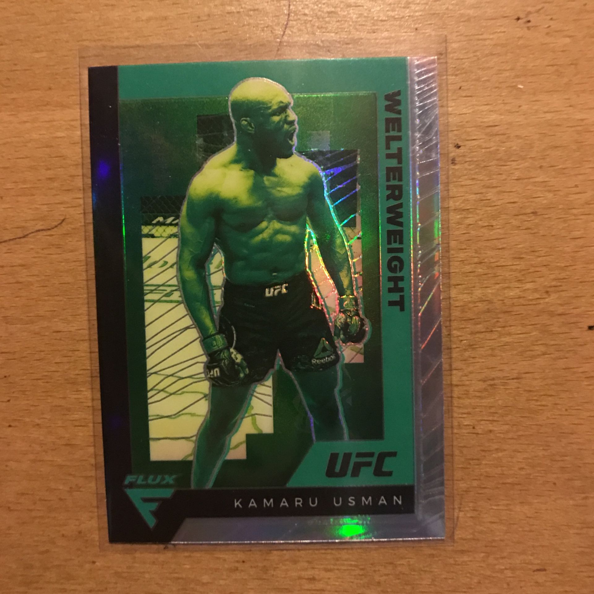 2021 FLUX PRIZM KAMARU USMAN CARD