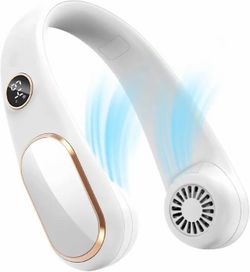Electric hands free neck fan rechargeable