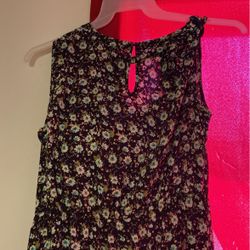 Blue Floral Dress