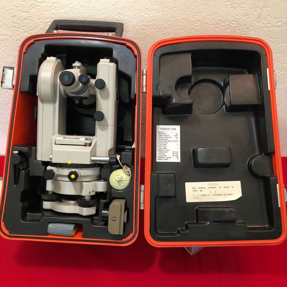 Teodolite TS20A Transit Survey Sokkia Sokkisha Leitz