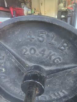 Barbell with Weight plates