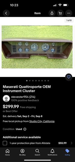 Maserati Instrument Cluster