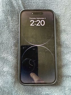 256GB Unlocked IPhone 14 Pro Max Space Gray with Case and Screen Protector