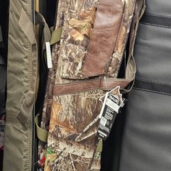 Camo Leather Shotgun Case