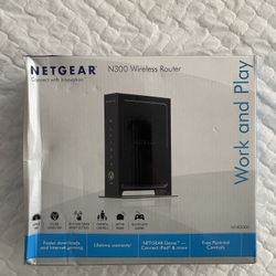 NETGEAR N300 300Mbps 4 Ports Wireless Router (WNR2000-100NAS)