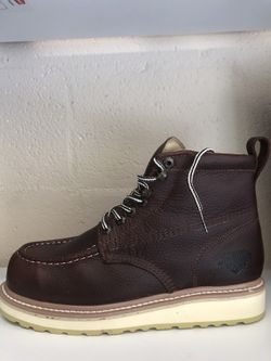 White diamond work boots