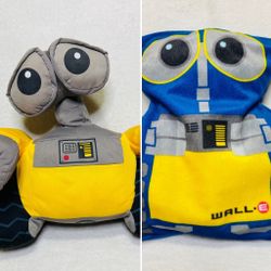 Disney Pixar Wall E Plush Pillow + Disney Store Wall E Plush