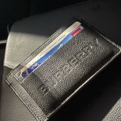 Burberry wallet with money clip