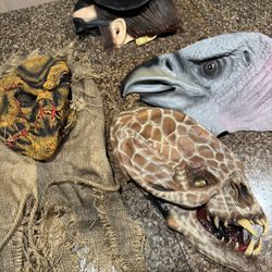 Vinyl Halloween Costume Latex Masks