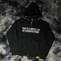 rhinestone Black awful lot of cough syrup rhinestone