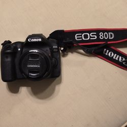 Canon 80d with 50 mm lens 