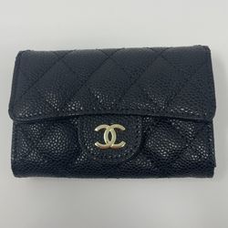  CC Card Wallet / Black / Gold