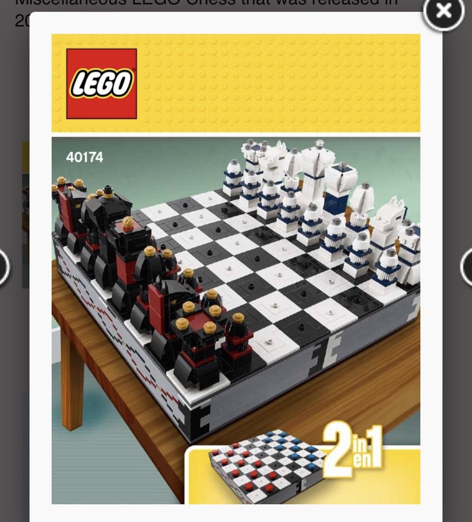 Lego Chess Set