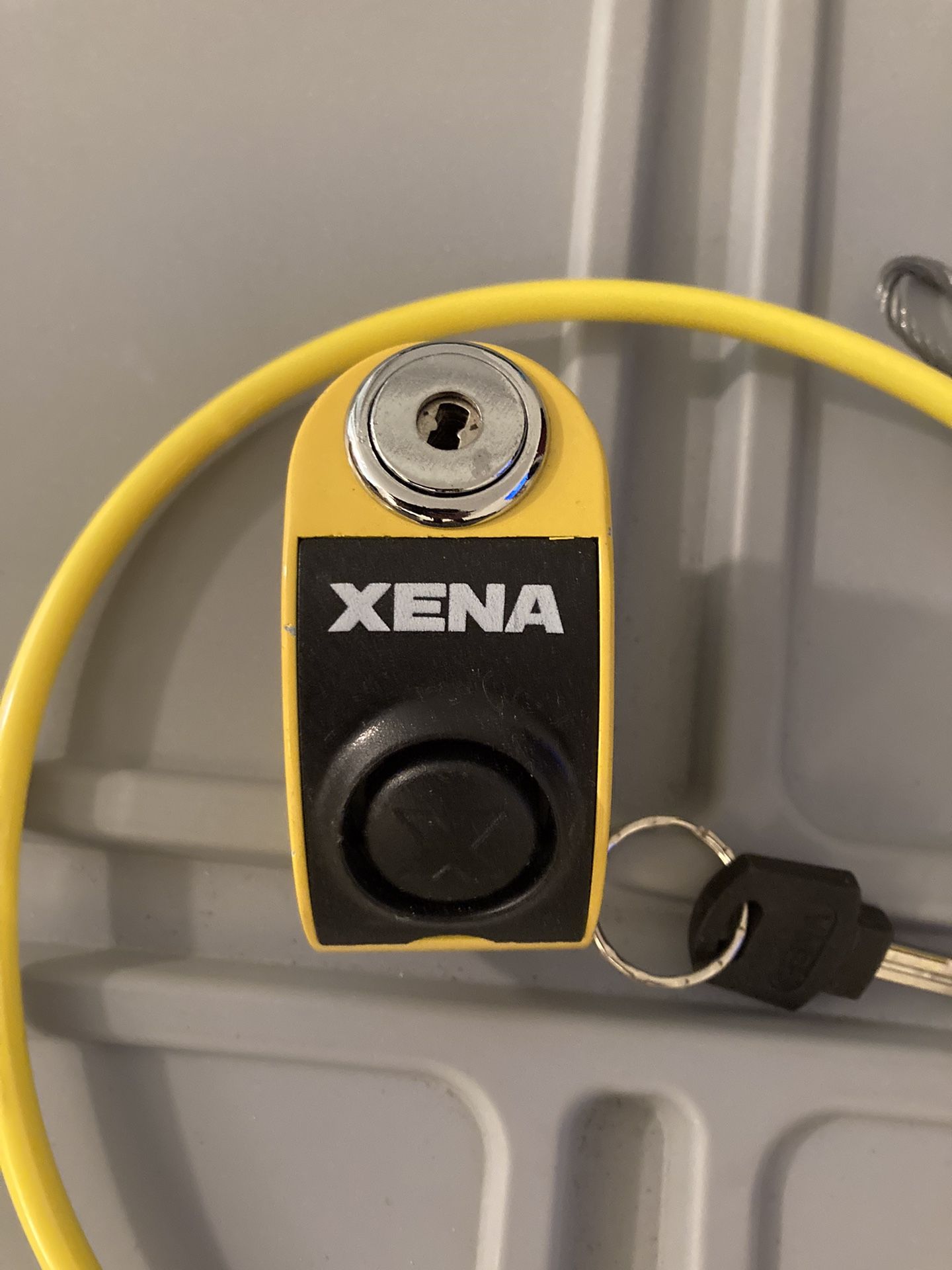Xena Motorcycle Disk Lock With Alarm