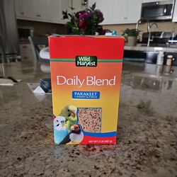 New (1) Fresh Box - PARAKEET SEED - 2 LBS. DAILY BLEND