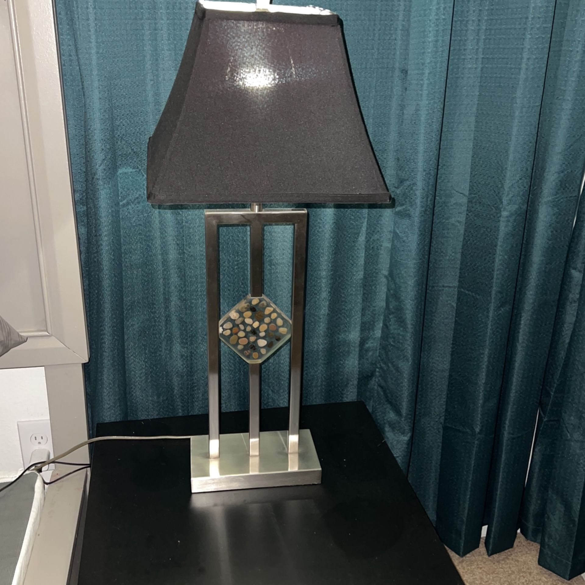Lamp With End Table Stand