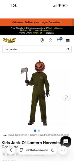 Costume kids harvester