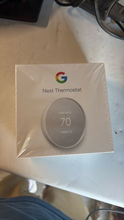 Google Nest Thermostat, Charcoal/Gray G4CVZ Smart Programmable Wi-Fi New