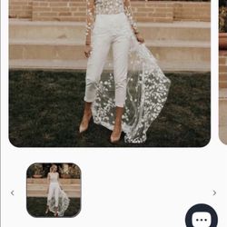 White Wedding Jumpsuit