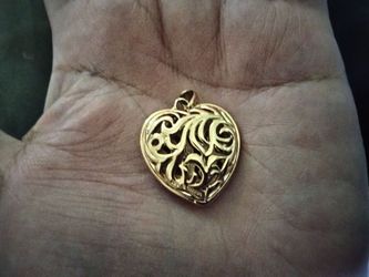18K Sterling silver Vermeil pendant
