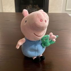 George Georgie Pig from Peppa Pig the Kids TV Show Excellent Used Condition 8” 