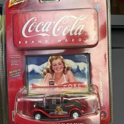 Johnny Lightning Coca-Cola Brand 32 Ford Roadster 