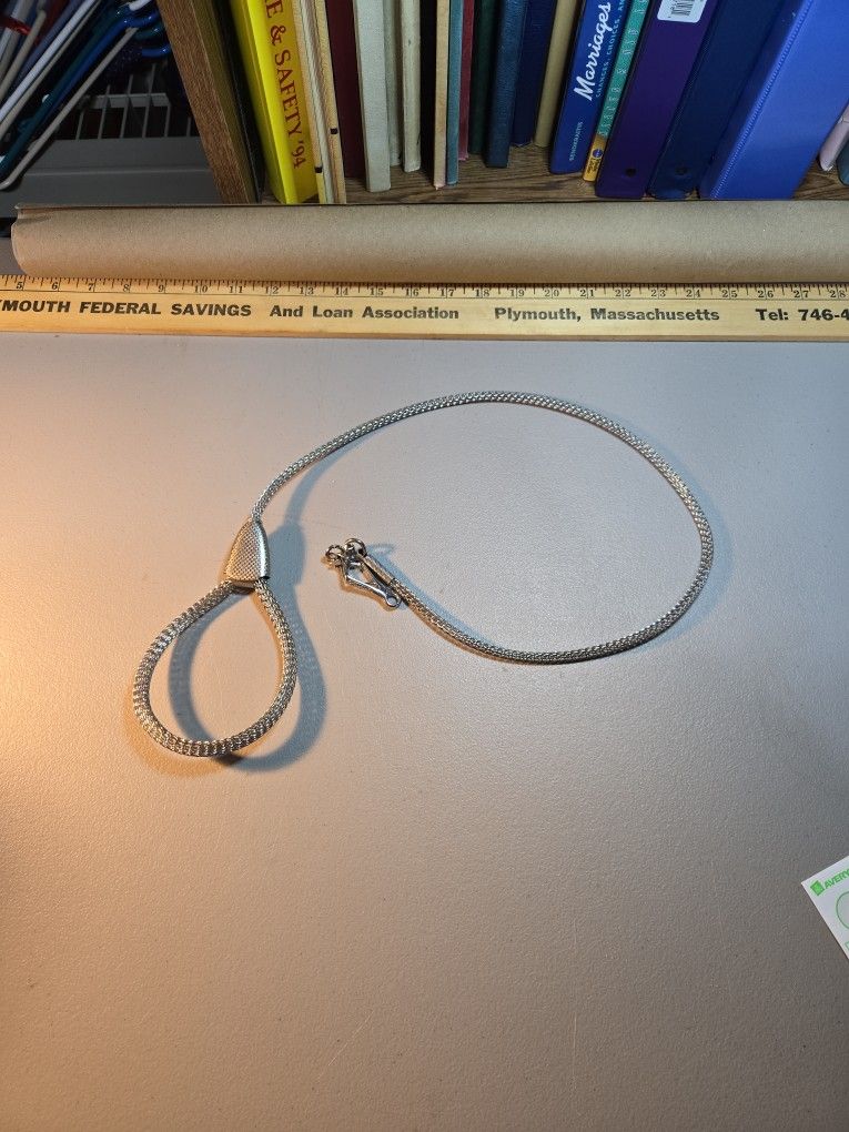 Rare Vintage Dog Leash NOS Mesh, Looks Like Chainmail, Stretchy