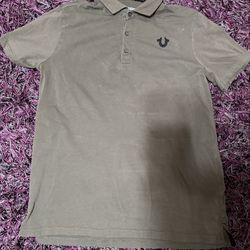 Green True Religion polo