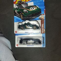 Hotwheels Porsches 