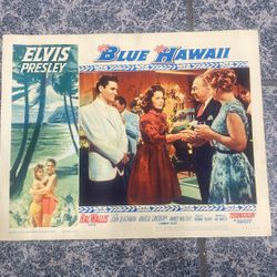 Numbered Elvis Presley Blue Hawaii Poster