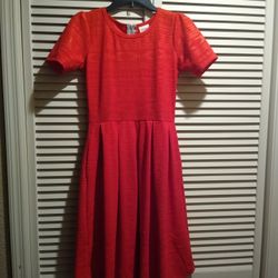 lulaRoe Red Emily Size Small