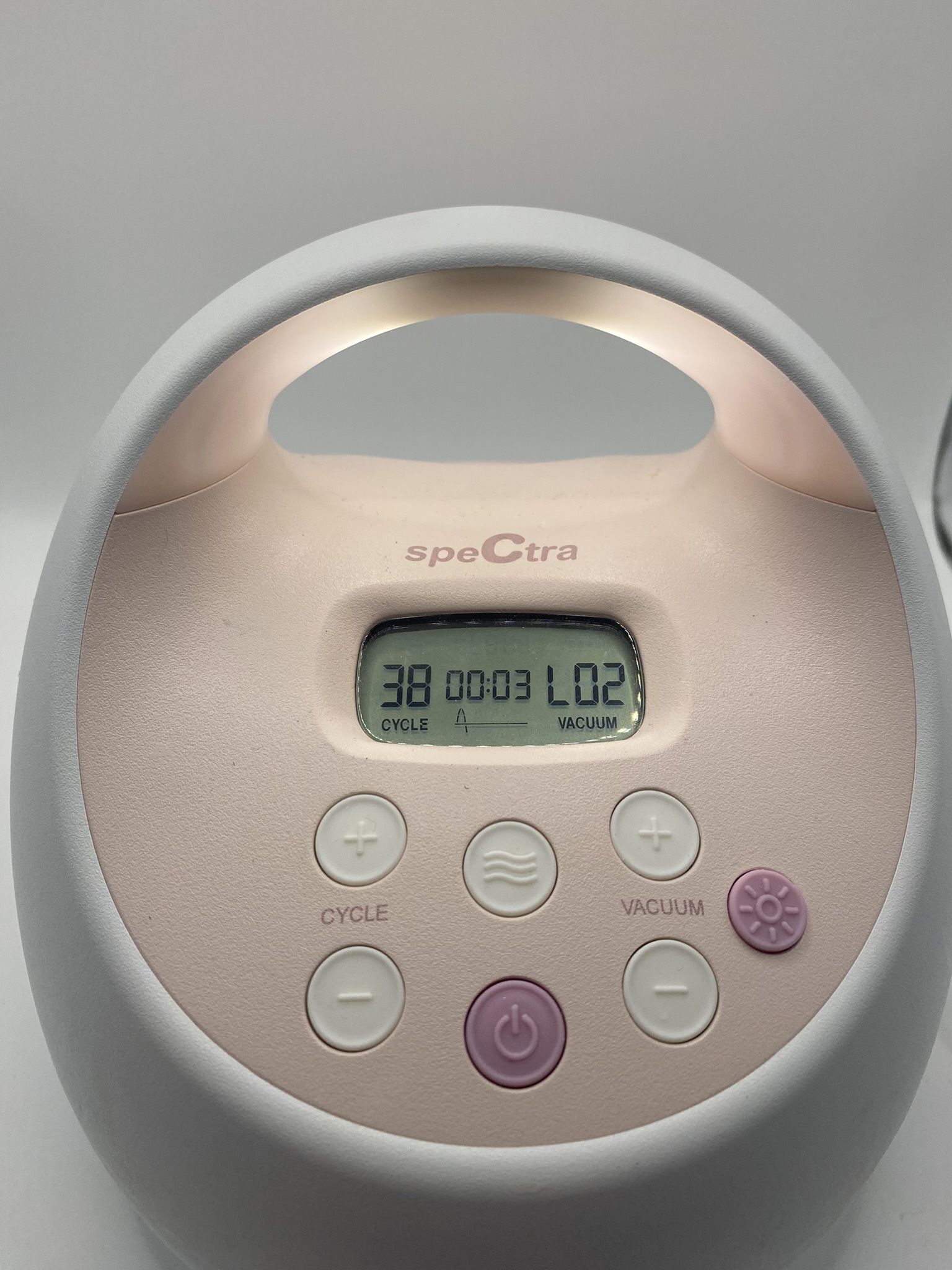 Spectra S2 Plus Double Electric Breast Pump Pink, Unit Only with Power Cord