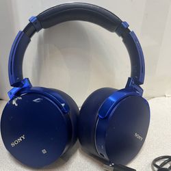 SONY MDR-XB950BT over the Ear wireless Bluetooth headphones with Bass Boost-electric-Blue 