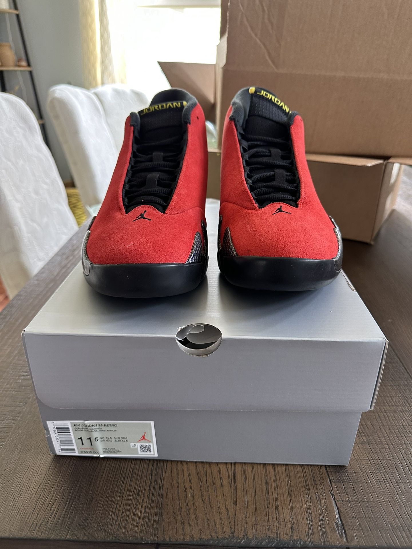 Air Jordan 14 Ferrari Challenge Red Size 11.5 Brand New