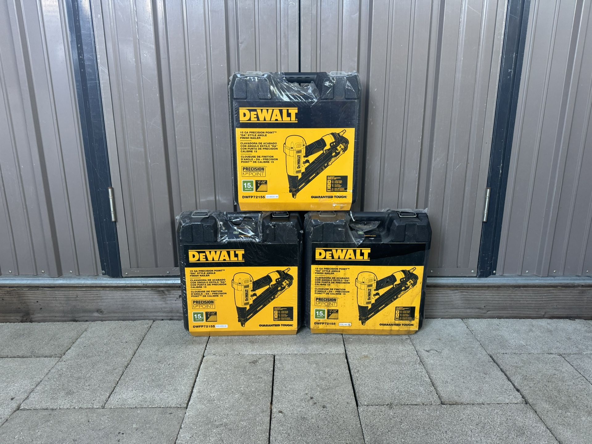 Dewalt 15 Ga Precision Point “DA” Style Angle Finish Nailer (model# DWFP72155)