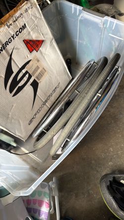 Tires and wheelchair bags