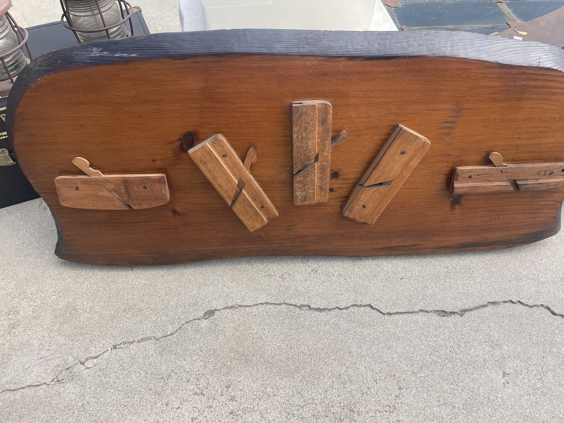 Antique Solid Wood Wallplaques