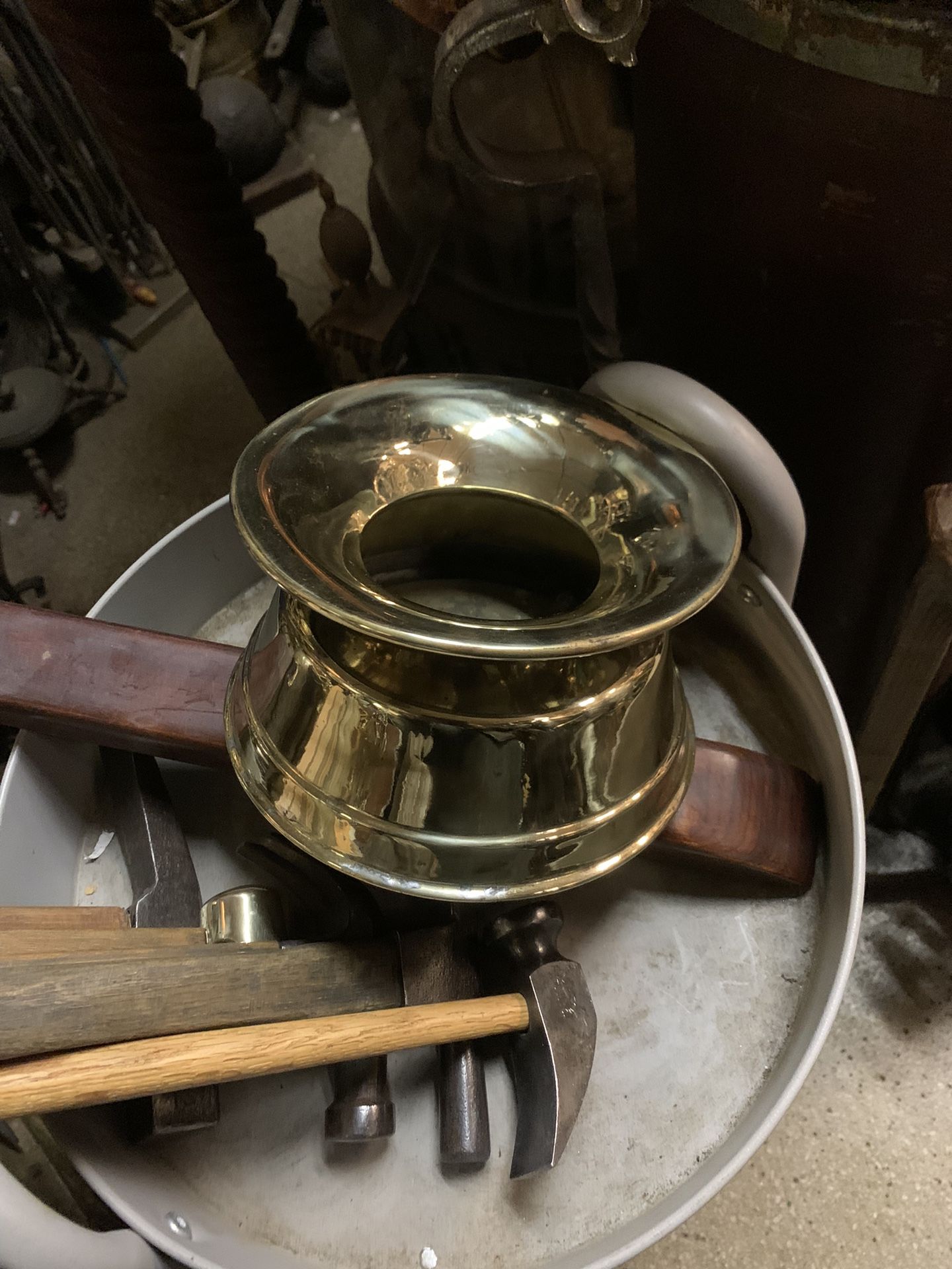 Brass Spittoon